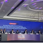 iServeU Participated as Silver Sponsor at Black Swan Summit 2026 2 Debiprasad Sarangi, CEO of iServeU, talks on Benchmarking India’s FinTech Trajectory