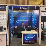 iServeU booth at Bharat Coop 2026 event