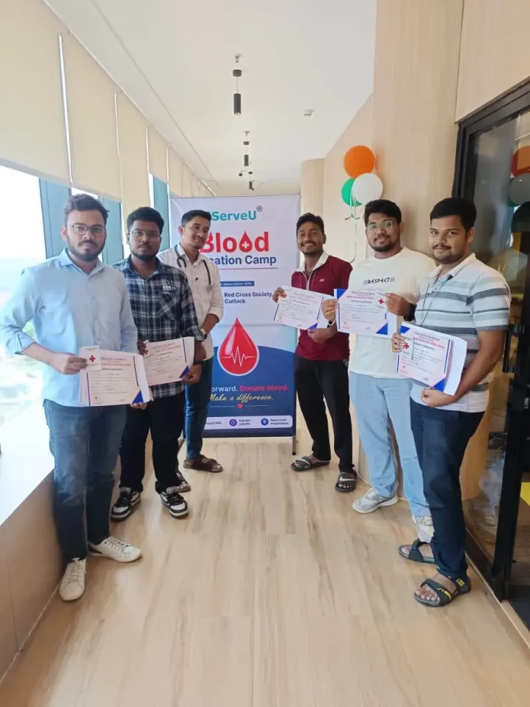 iServeU blood donation camp participants 2