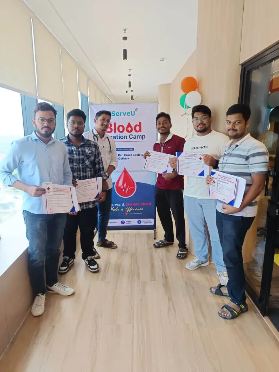 iServeU blood donation camp participants 2